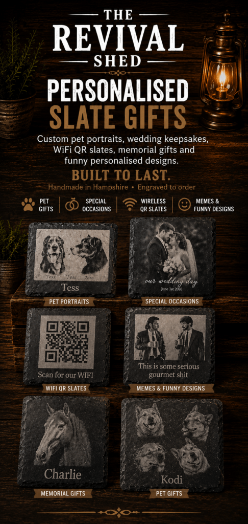 Hero Image for personalised slate gifts on Mobile view 