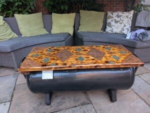 150L Receiver tank coffee table