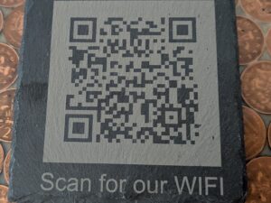 WIFI QR Slate